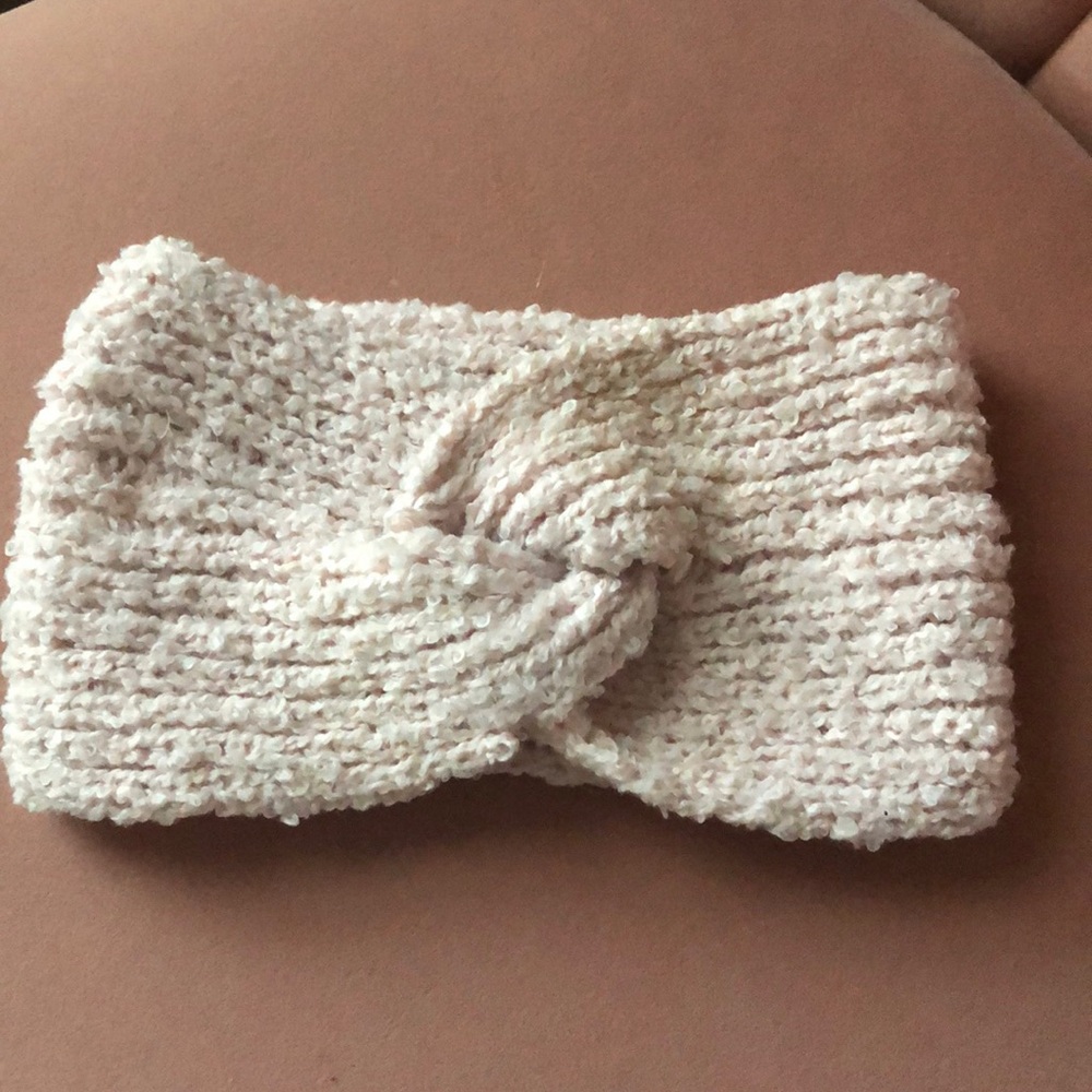 Pink Knit Headband